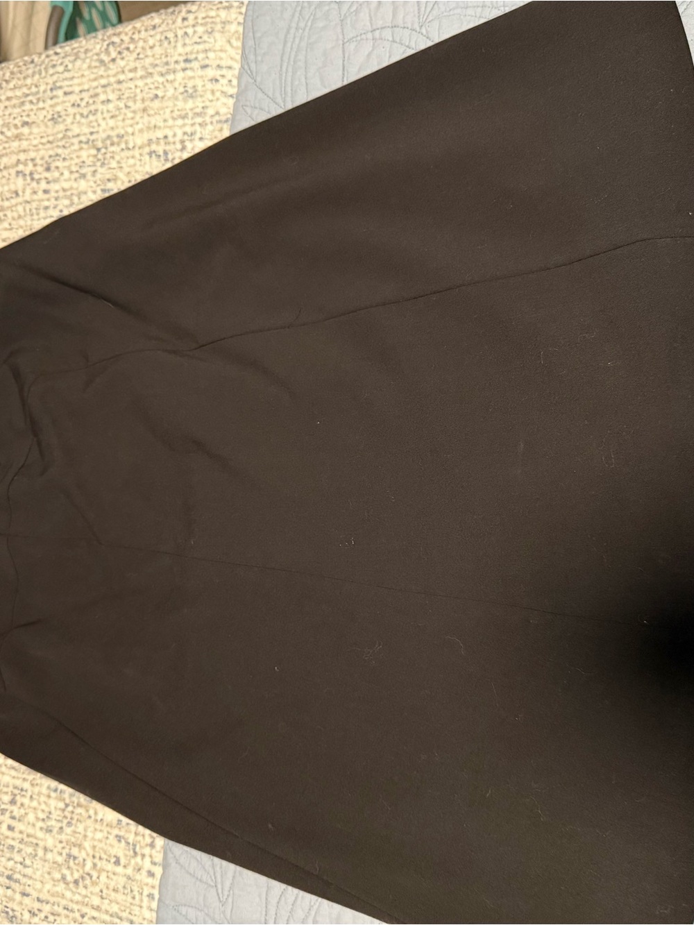 Evan Picone Black A-Line Skirt